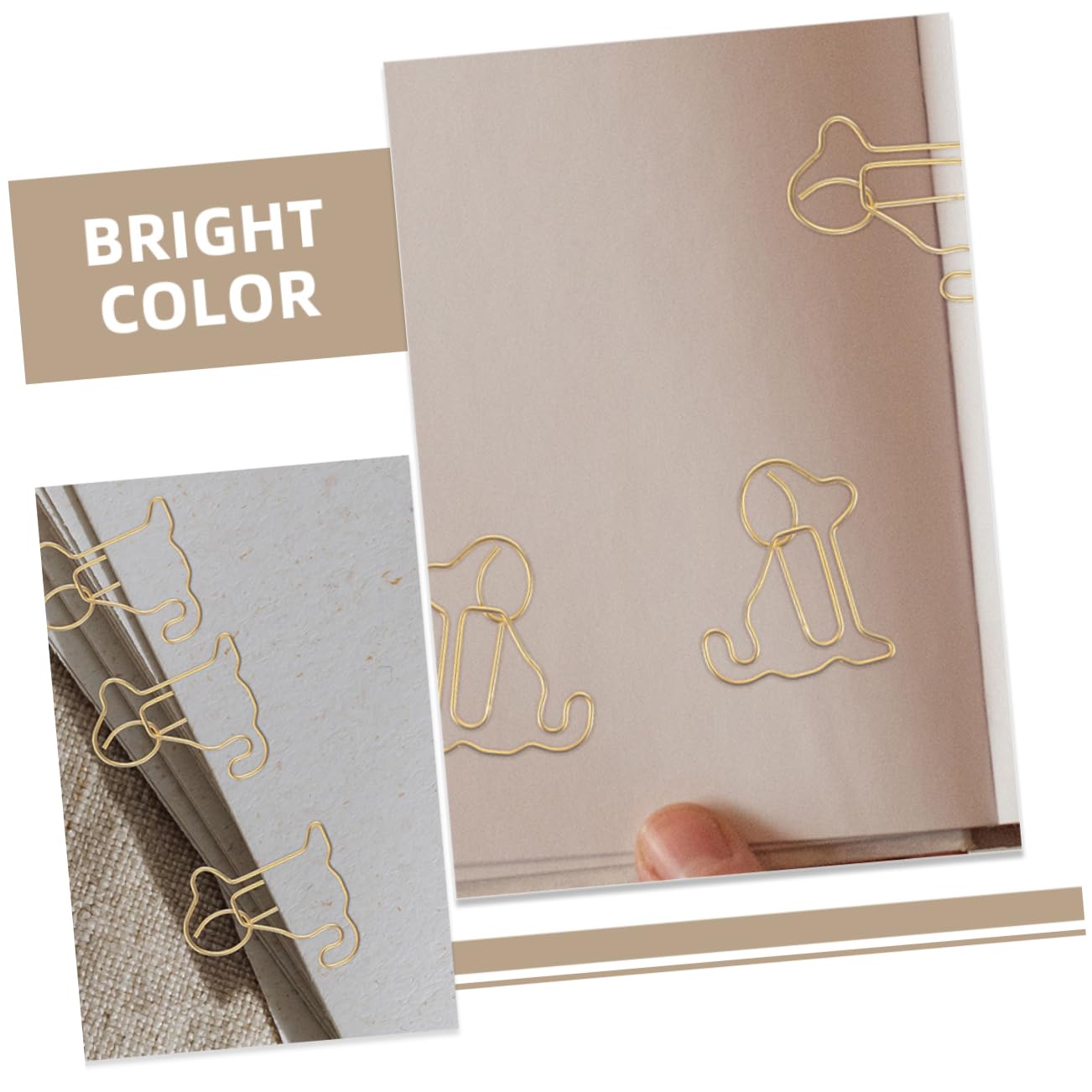 MAGICLULU 500pezzi Graffette Metalliche Clip Per e Scuola Organizzatori Per Documenti e Creativi Office