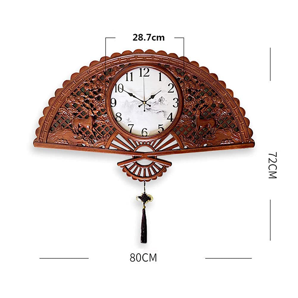 Metalowy zegar ścienny do salonu - stylowy dekoracyjny zegar ścienny do domu, biura, sypialni - nowoczesny design, łatwy do powieszenia, średnica 30 cm