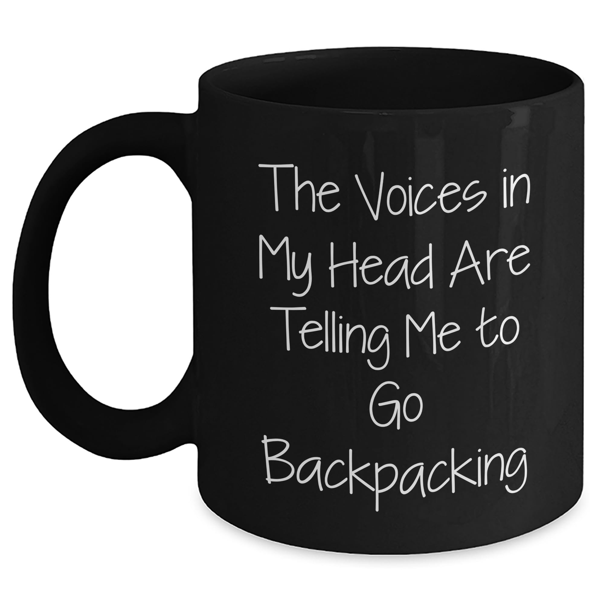 Funny Backpacking Quote Black Coffee Mugs Gifts for Men and Women from Friends on Valentine's