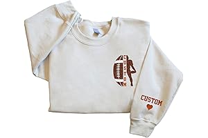 Personalized NFL Football Crewneck Hoodie for Men