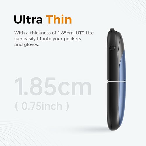 Miniatura 3 de OCOOPA Calentadores de manos magnéticos recargables 2 en 1, paquete de 2, calentador de manos eléctrico, calentador de batería de bolsillo,