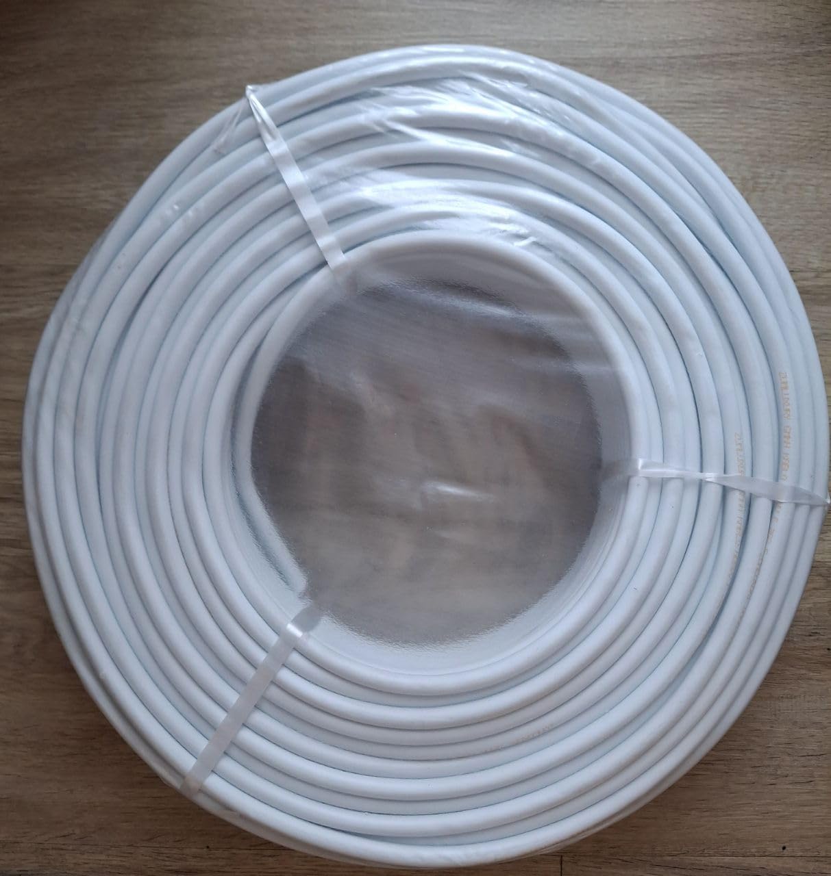 H05VV-F 3G2,5 mm² (3x2,5) PVC-Schlauchleitung · Mantelleitung, flexibel, Grau, 60 m Kabelrolle, 300/500 V – für Innenbereich: Geräte, Beleuchtung & Verlängerung