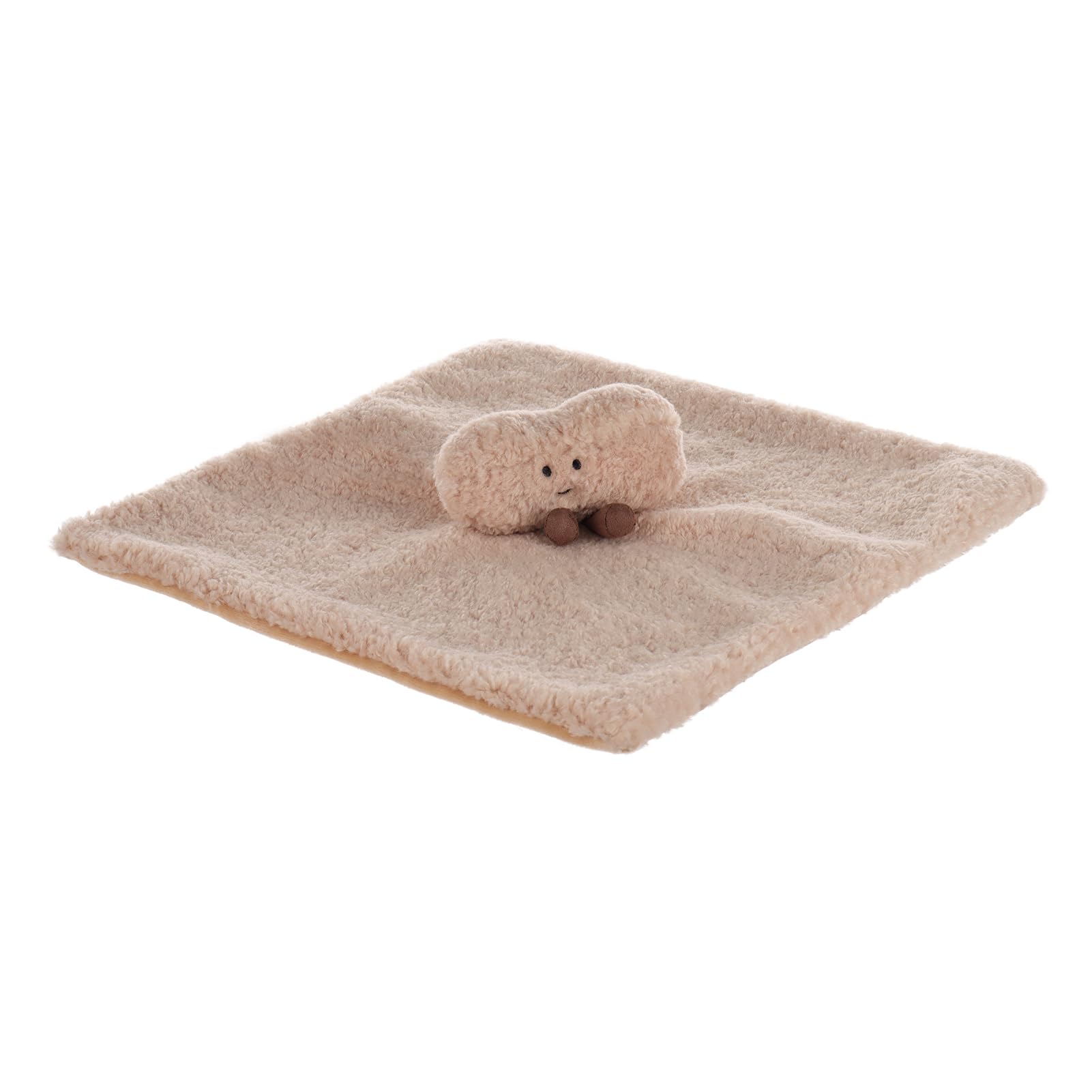 Apricot Lamb Baby Lovey Blanket – 13.8x13.8 Inch Soft Security Blanket | Newborn, Infant Cuddle Toy