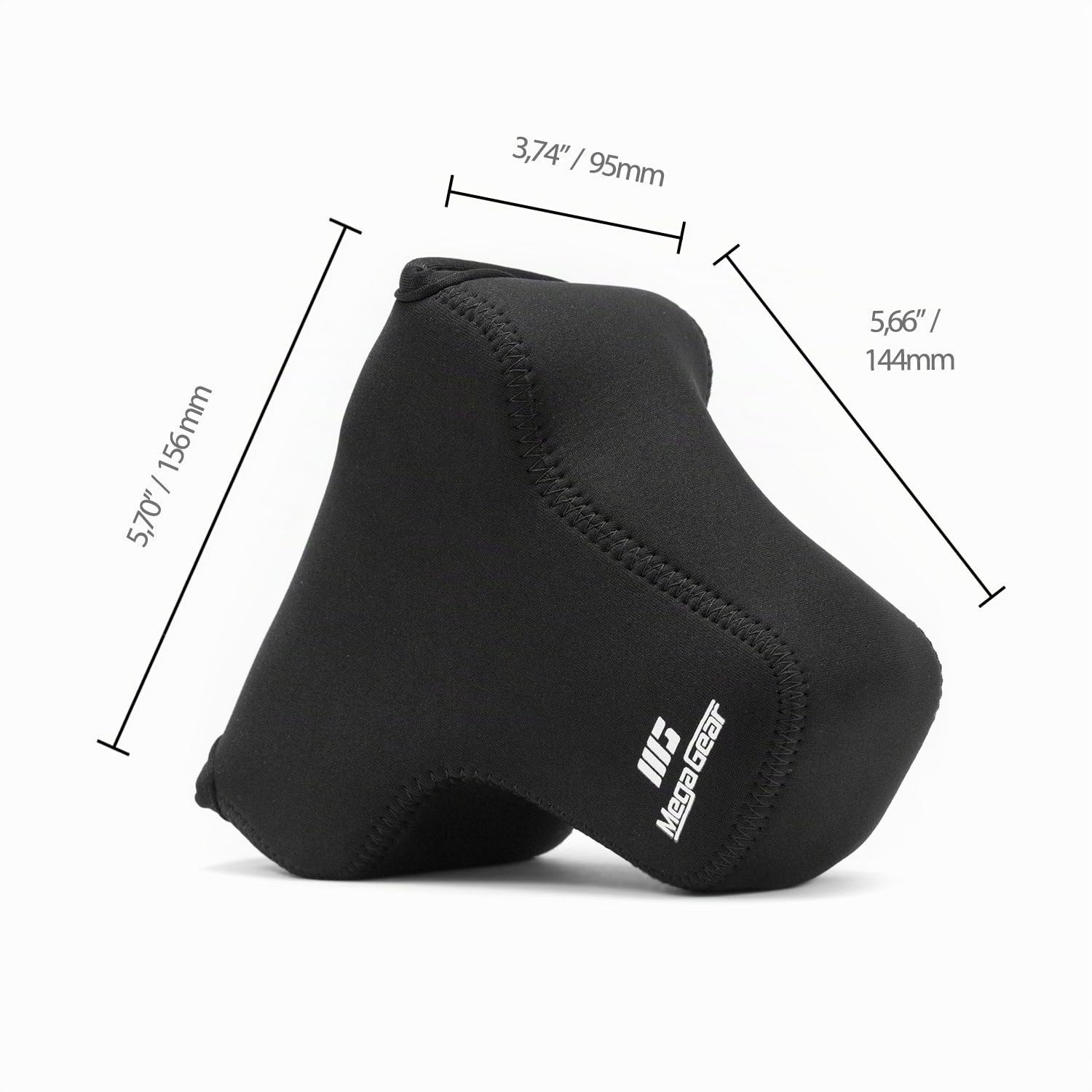 MegaGear MG865 Custodia in Neoprene per Fujifilm X-T3, X-T2 (XF23mm - XF56mm & 18-55mm Lens), Nero