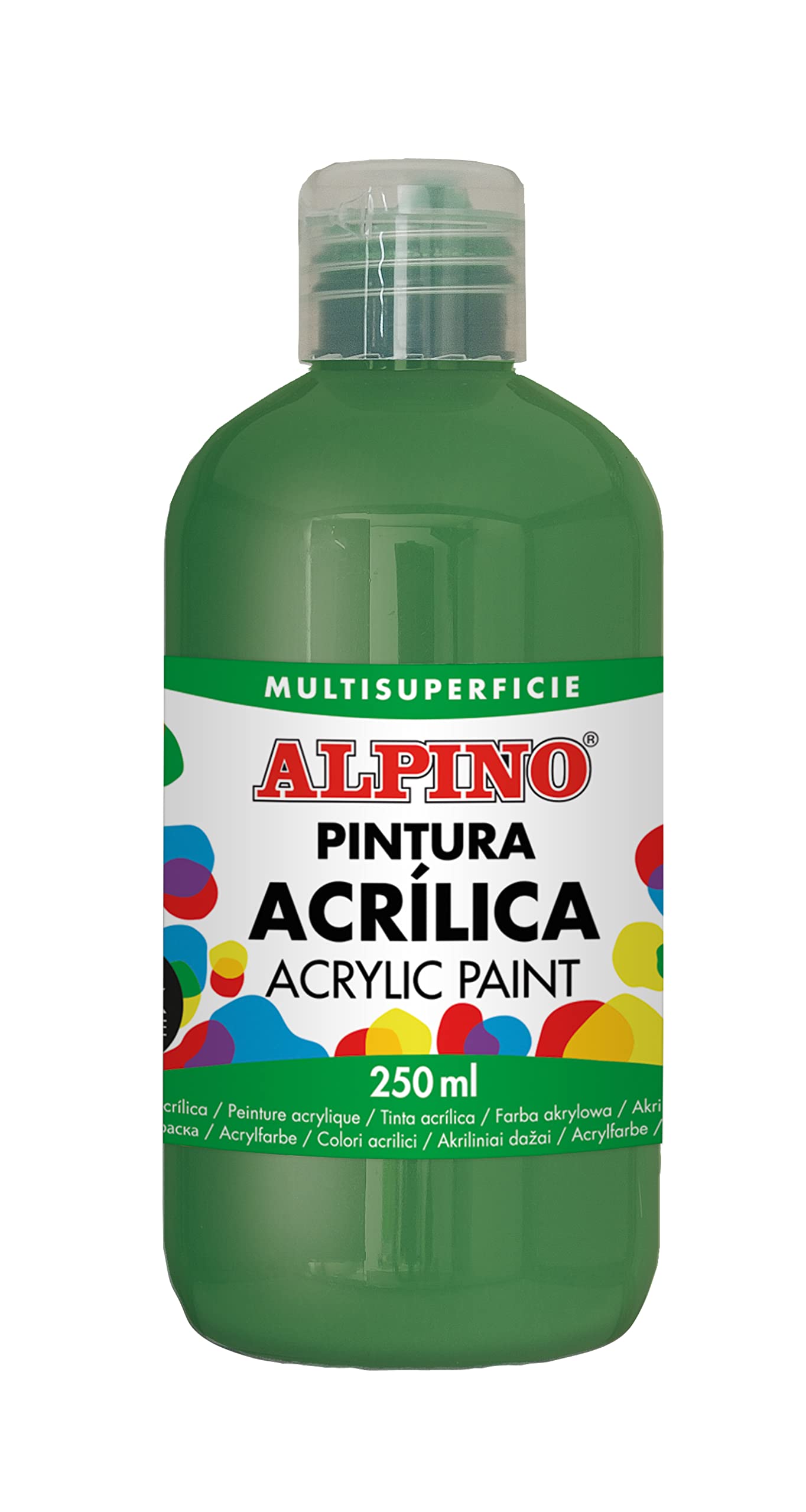 Alpino DV000028 - Botella pintura acrílica escolar