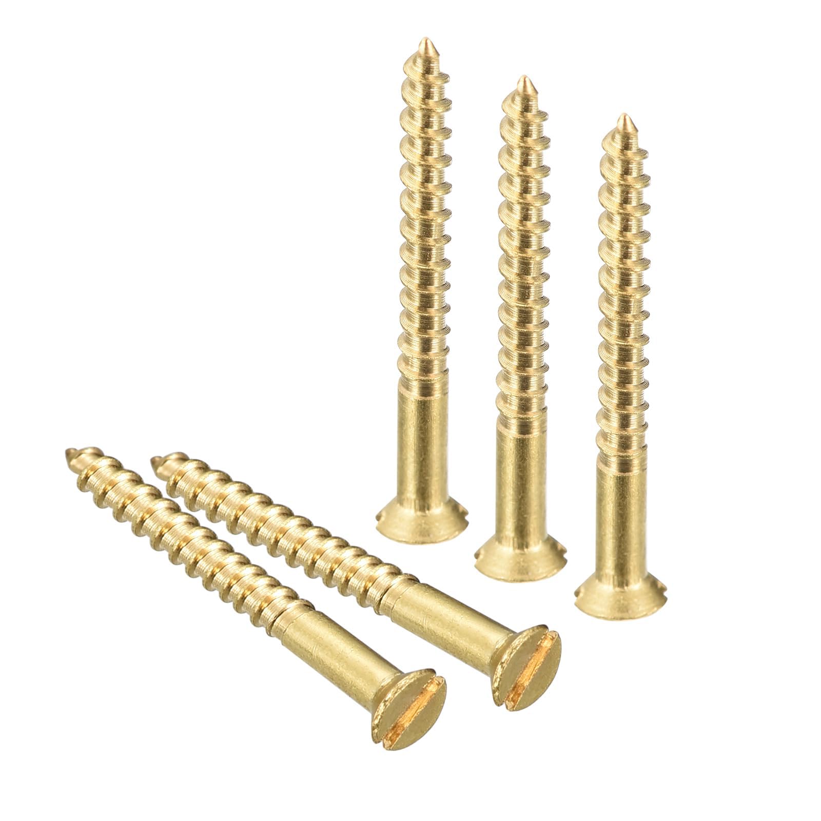 TA-VIGOR 100Pcs Self Tapping Screws, M2 Slotted Flat Head Screw, 20mm Round Head Slotted Tapping Screws