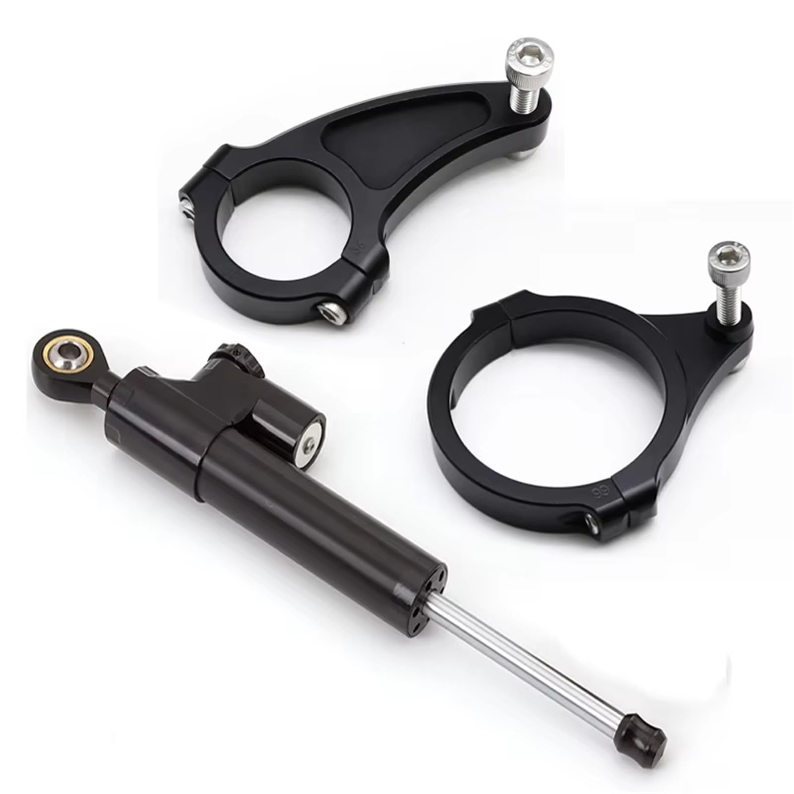 Lenkungsdämpfer Kompatibel Mit Kaabo Für Wolf Für Wolf King GTR Elektroroller Aluminium-Lenkungsdämpfer-Halterungs-Montagesatz