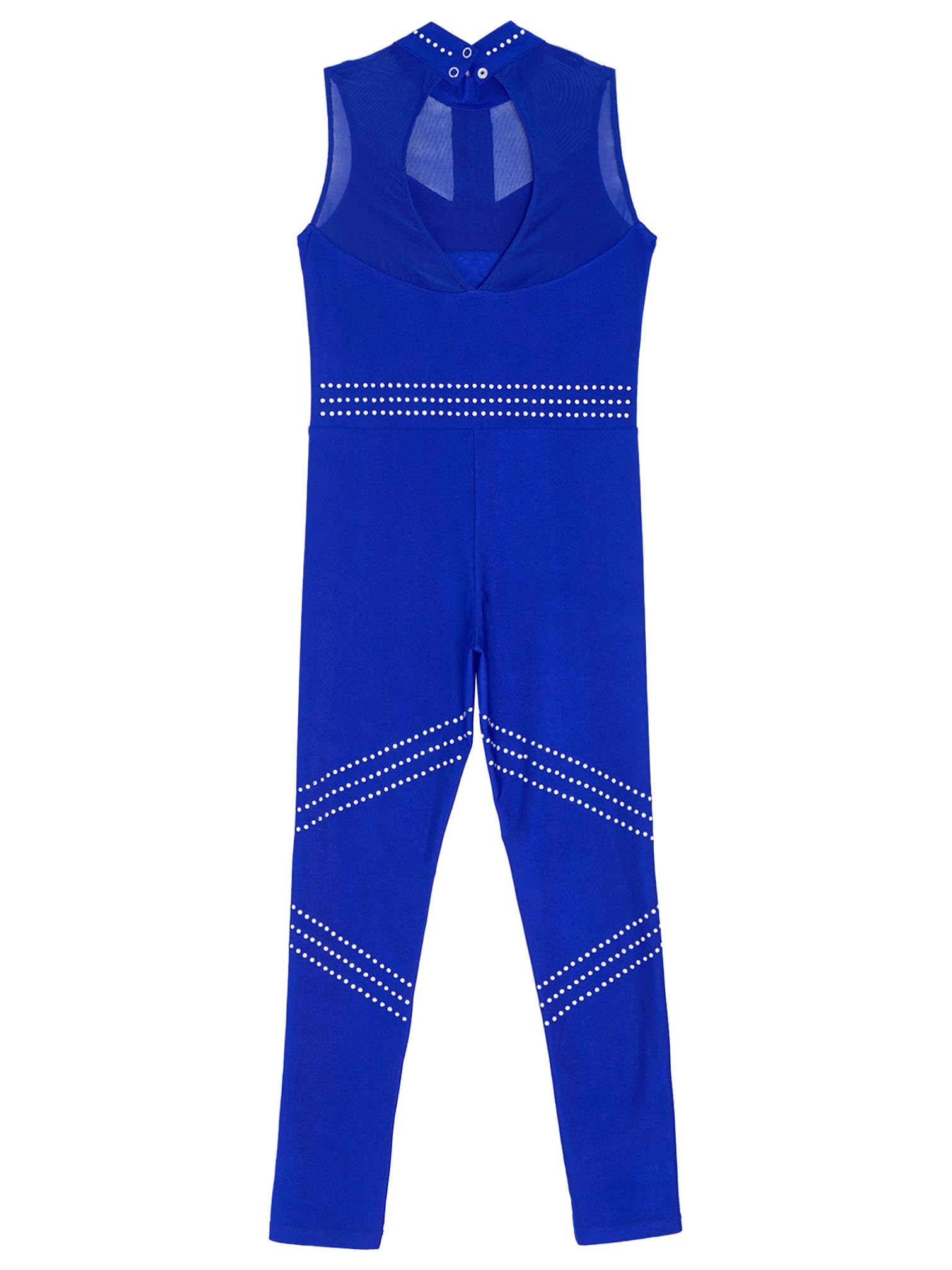 TiaoBug Mono Sin Mangas De Gimnasia Rítmica Para Niñas Jumpsuit Deportivo Body Elástico De Danza Clásica Body De Bailarina Actuación