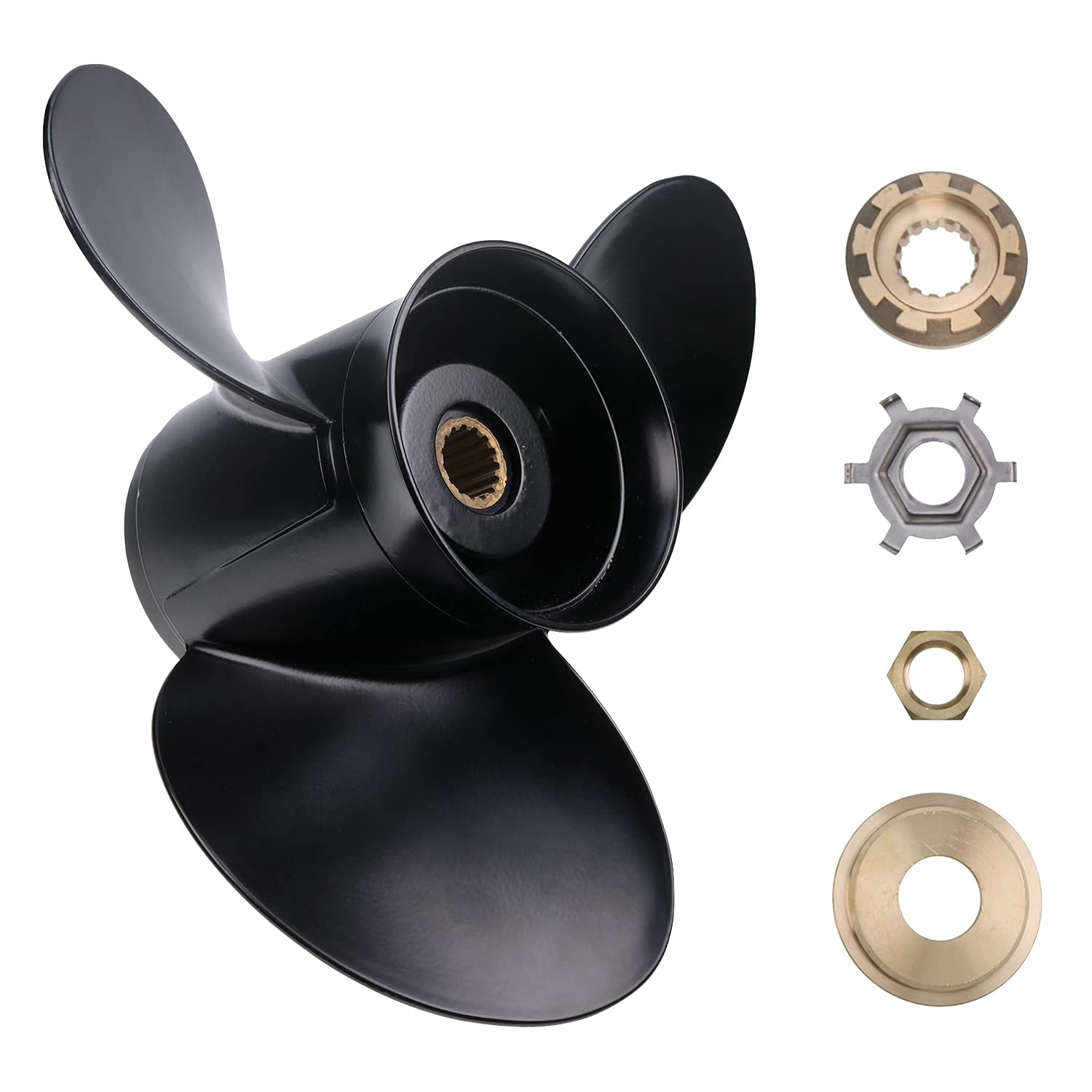 Holdia Propeller 48-832832A45 RH 14 1/4 x21 3 Blade Compatible with Mercury Mariner 135-350HP Mercruiser Boat Motors
