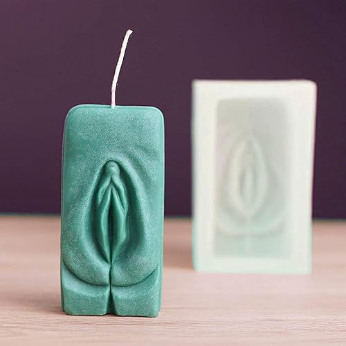 Miniatura 3 de Moldes de vela corporal para hacer velas, molde de vela de órganos corporales femeninos duraderos en 3D, moldes de vela con forma genital, moldes de