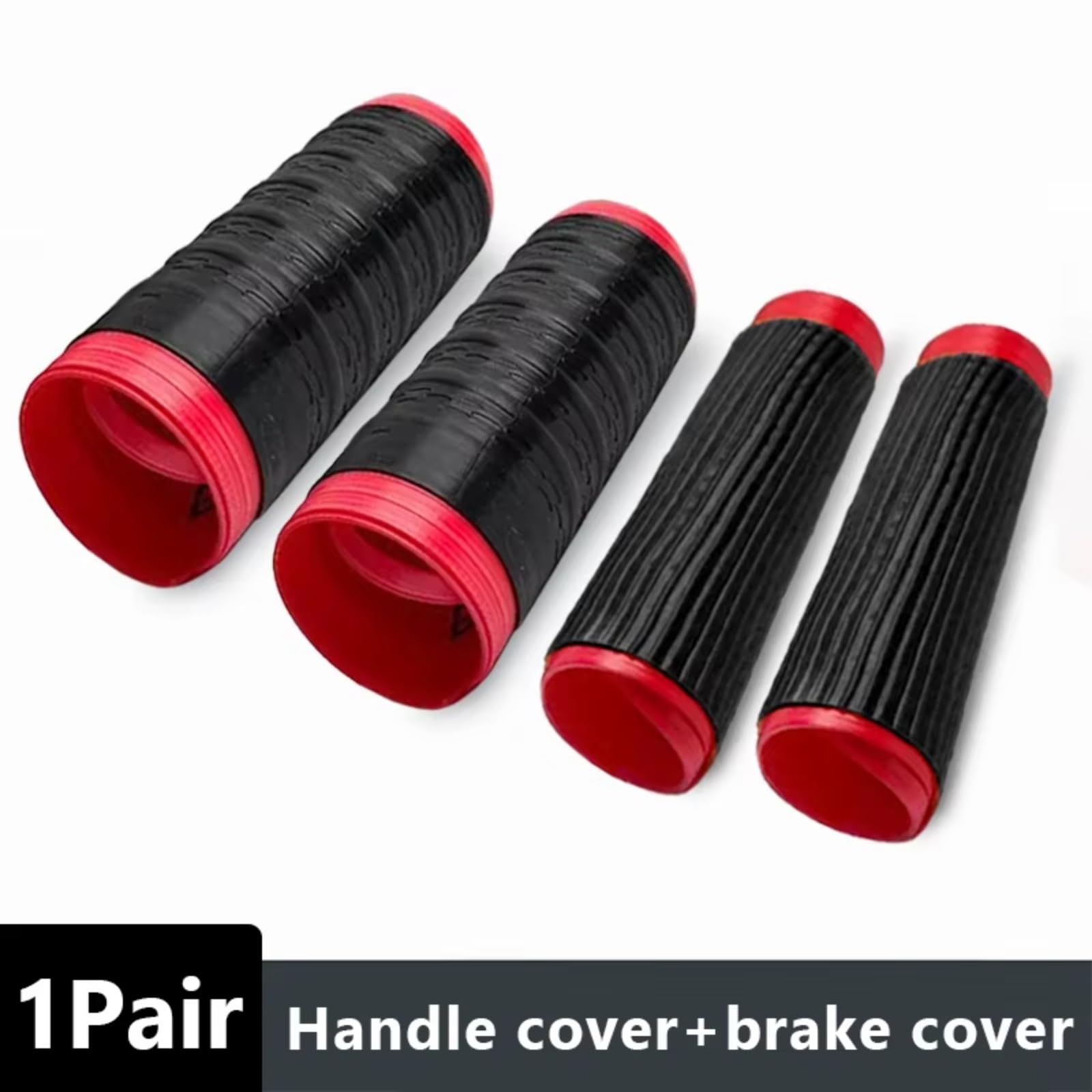 Universelle Schrumpfende Rutschfeste Silikon-Schutzhüllen Motorräder Teile Moto Lenkerabdeckungen | Lenker-Bremsabdeckung selbstschrumpfende rutschfeste Silikon-Schutzabdeckungen Fahrmodifikationen(4PCS Style A)