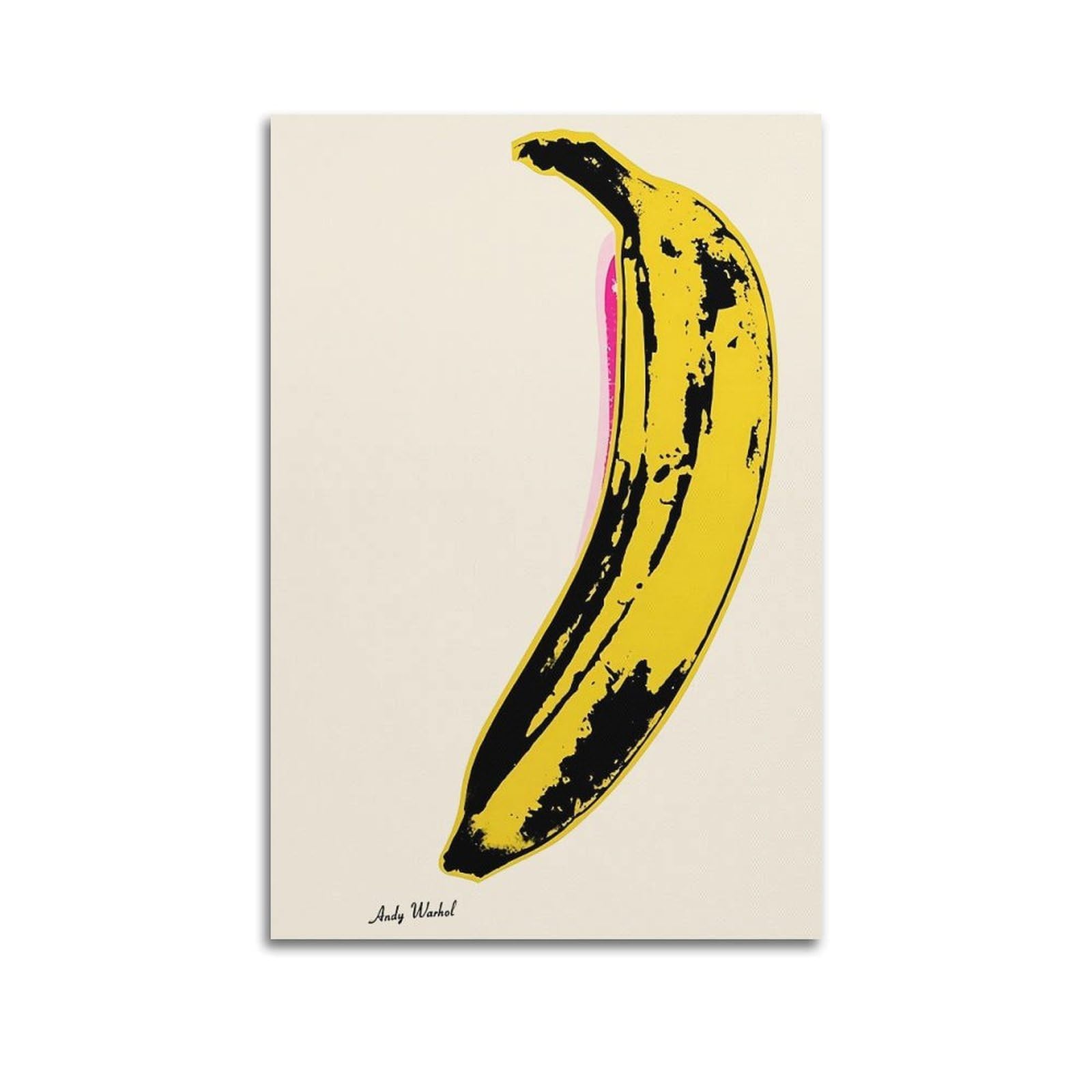 JoenTdrn Andy Warhol Prints Aesthetic Canvas Wall Art Print Home Decor for Bedroom Living Room08x12inch(20x30cm) Unframe-style