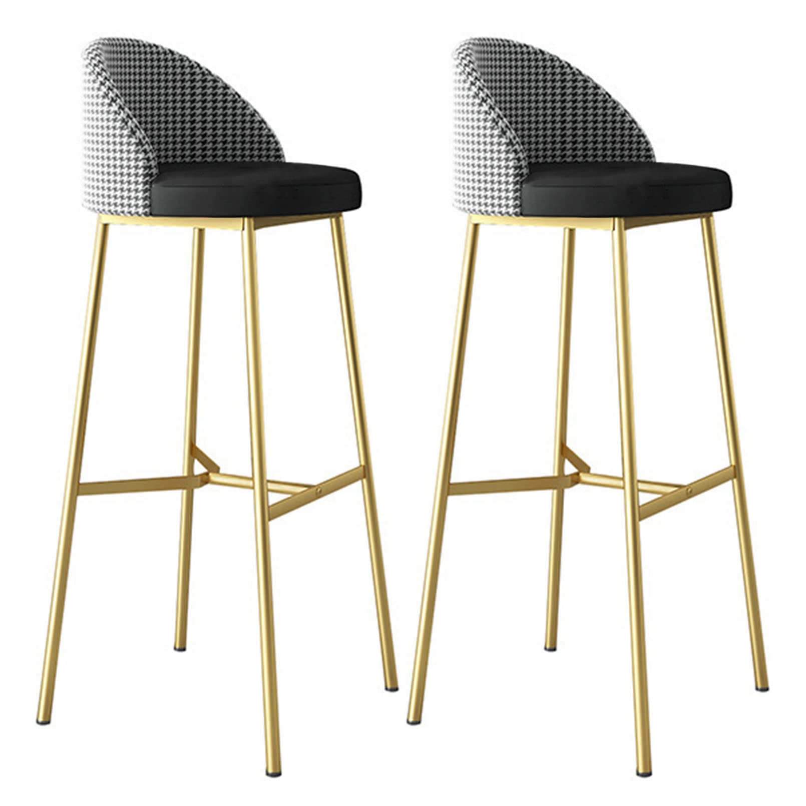 Tabourets de bar par 2 pour petit-déjeuner au comptoir de cuisine et terrasse