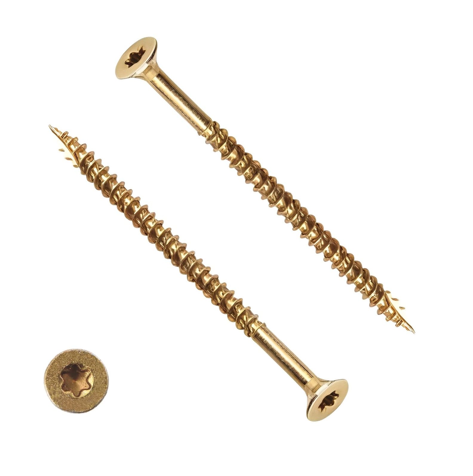 TERF® High Performance Multi Purpose Screw 4.0 X 70mm Torx Drive Flat Countersunk Head Wood Screws 4.0mm X 70mm (No.8 X 2.3/4) For Hardwood Decking MDF Plastic and Sheet Metal - Image 2
