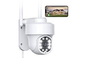 Netview Indoor Security Camera: 360° Surveillance, Alexa Compatible