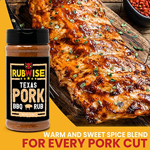 Five Star Seasonings Rubwise Texas Style Bbq Pork Rub (1Lb) | Meat Bbq Rubs And Spices For Smoking And Grilling | Dry Rubs | Pork Rib Rub Seasoning thumb #1