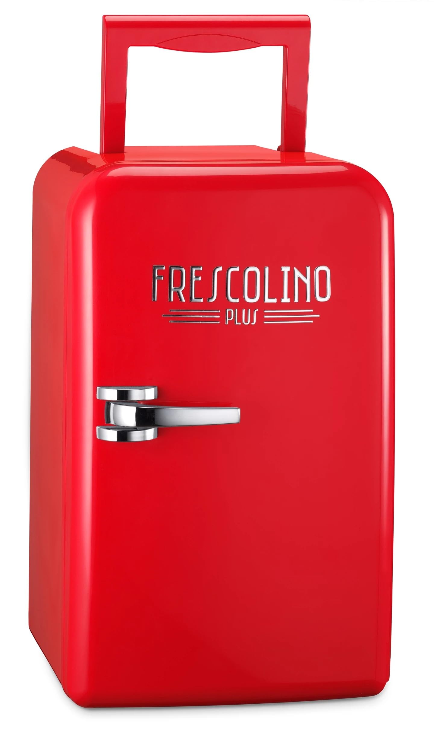 Trisa Frescolino Plus 17L, Mini-Kühlschrank Mobile Kühlbox, 12V Auto, Rot