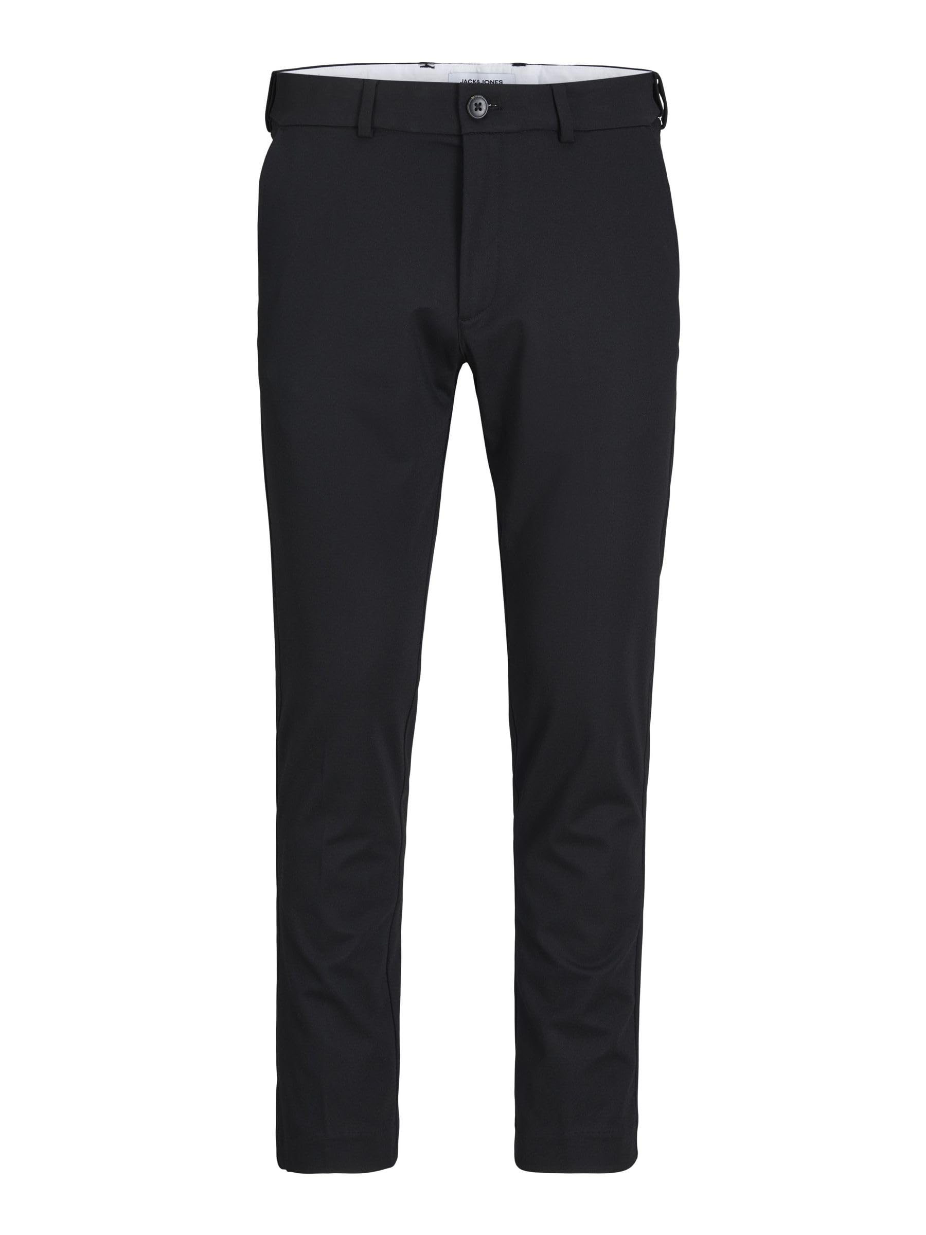 JACK & JONES Men's Jpstmarco Jjcooper Chino Noos Pls Trouser, Black, 44W x 34L