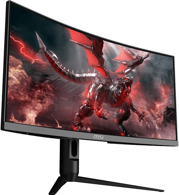MSI Full HD Non-Glare 1ms 2560 x 1080 Ultra Wide 200Hz Refresh Rate HDR Ready USB/DP/HDMI Smart Headset Hanger FreeSync 30”Gaming Curved Monitor thumbnail 4