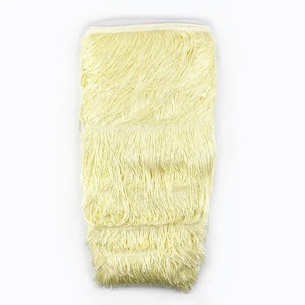 VIXDA 10Yard 50cm Long Fringes Lace Tassel Trim Latin Dance Curtain Trimming Sewing Decoration Tassels Fringe Ribbon