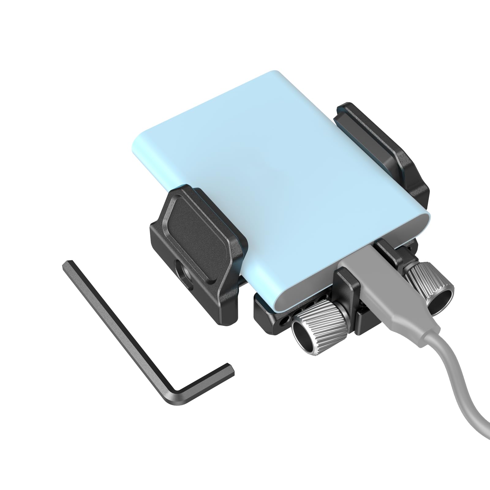 SMALLRIG SSD Mount Bracket SSD Holder for Samsung， SanDisk T5 SSD, Compatible with SMALLRIG BMPCC 4K & 6K Z Cam E2 Cage - BSH2343