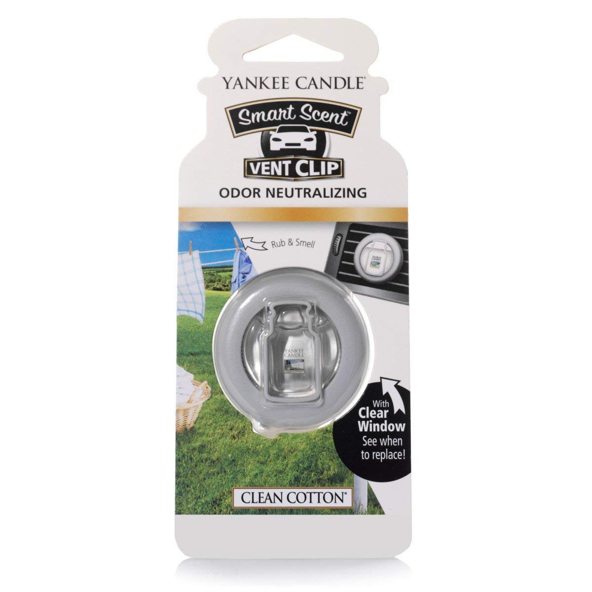 Yankee Candle car Vent Clip Clean Cotton® YCVCCC1