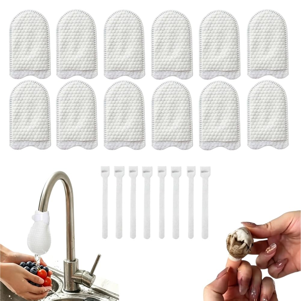 Faucet Filter Cotton Bag, Faucet Filter Bag, DIY 𝐅𝐚𝐮𝐜𝐞𝐭 FilterCotton Strip for Cold and Hot Water 𝐅𝐚𝐮𝐜𝐞𝐭𝐬 Filters for Filtering Tap Water,for Kitchen Sink (100 Cotton+10 Straps)