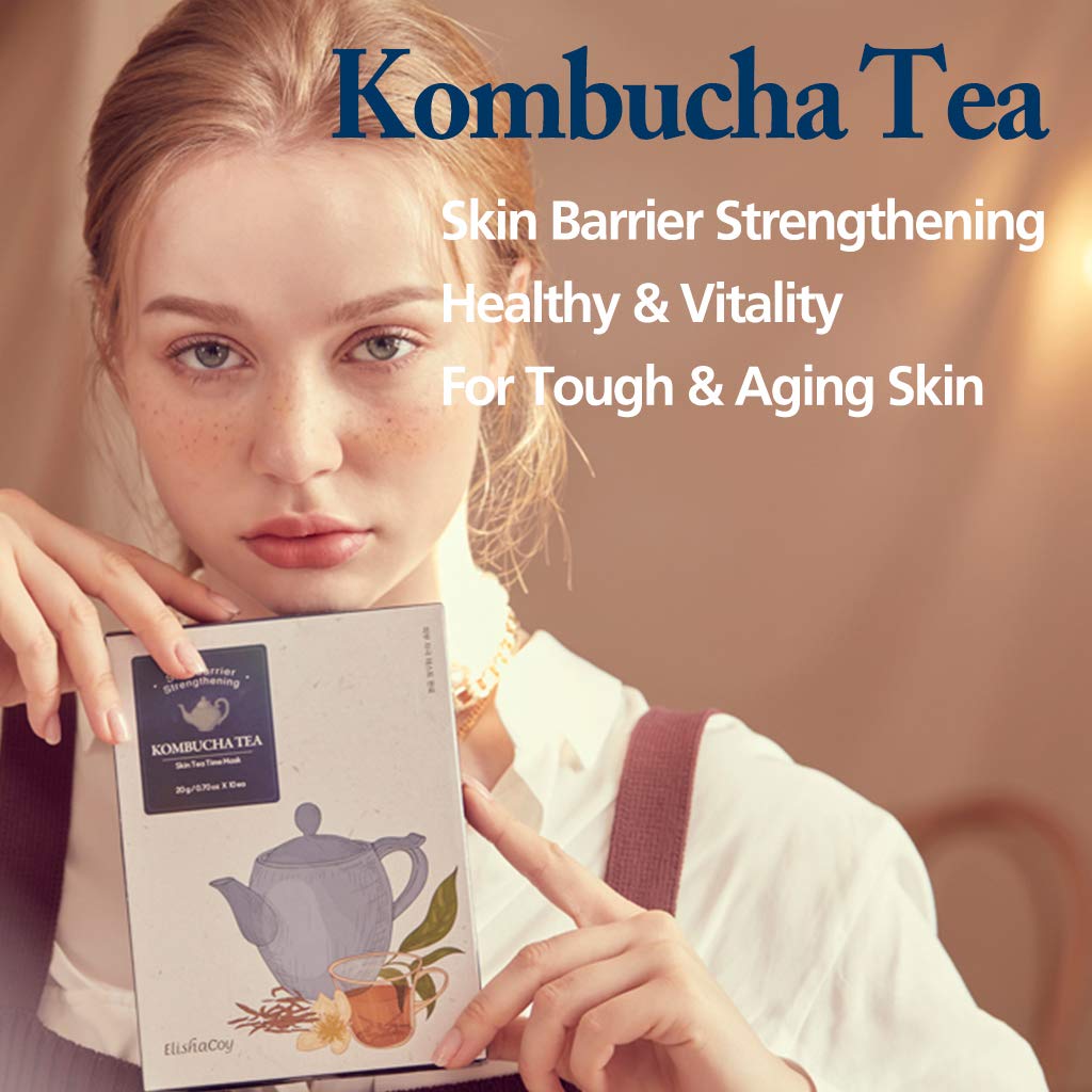 Buy ELISHACOY Skin Tea Time Mask 12 Combo Pack (Yuja, Peppermint