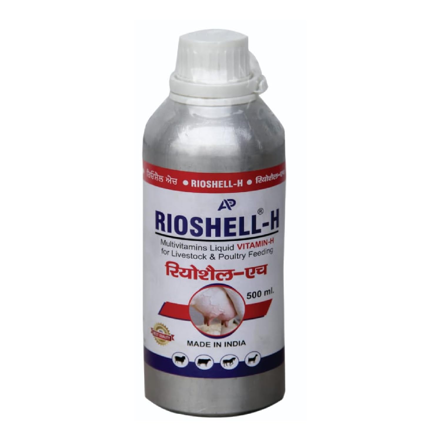 RIOSHELL-H Veterinary Liquid Feed Supplement for Cow Goat Buffalo Farm Animals Livestock and Poultry (500 ml) (B0BRVR3XKS) Amazon Price History, Amazon Price Tracker