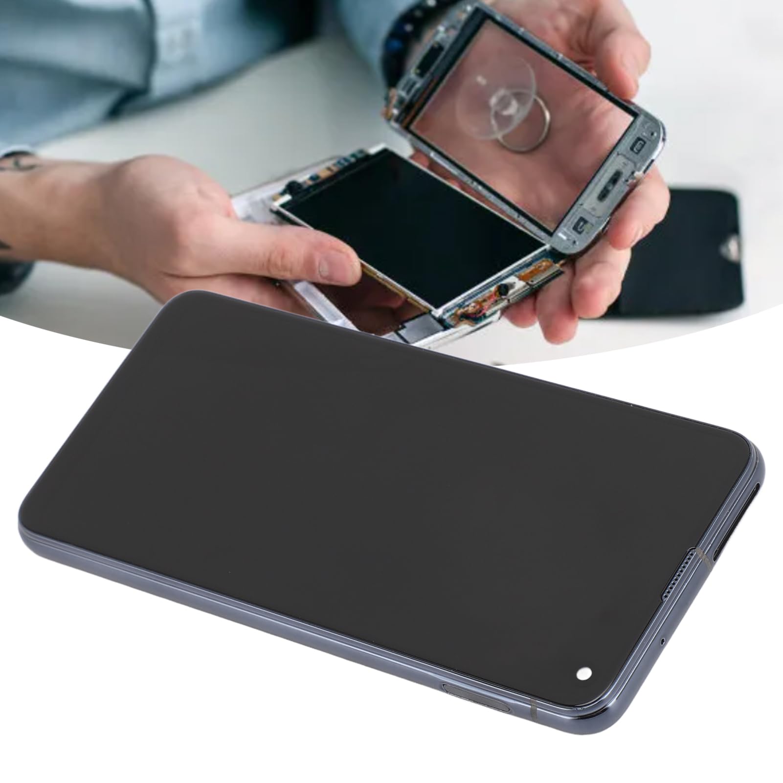 KIMISS Zestaw do Wymiany Ekranu TFT Digitizer Wyświetlacza Telefonu do Telefonu S10e z Profesjonalnymi Narzędziami Instalacyjnymi – Zespół Ekranu Naprawy Komórkowego S10e