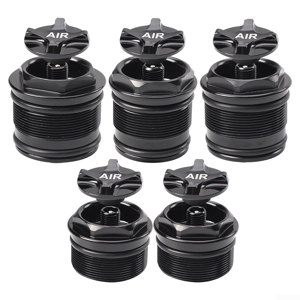 Écrou De Valve De Fourche Vélo Aluminium - Compatible 28,3 / 30,3 / 32,3 Mm P1.0 Avec Joint Étanchéité Écrou De Valve De Fourche Vélo Aluminium - Compatible 28,3 / 30,3 / 32,3 Mm P1.0 Avec Joint Étanchéité