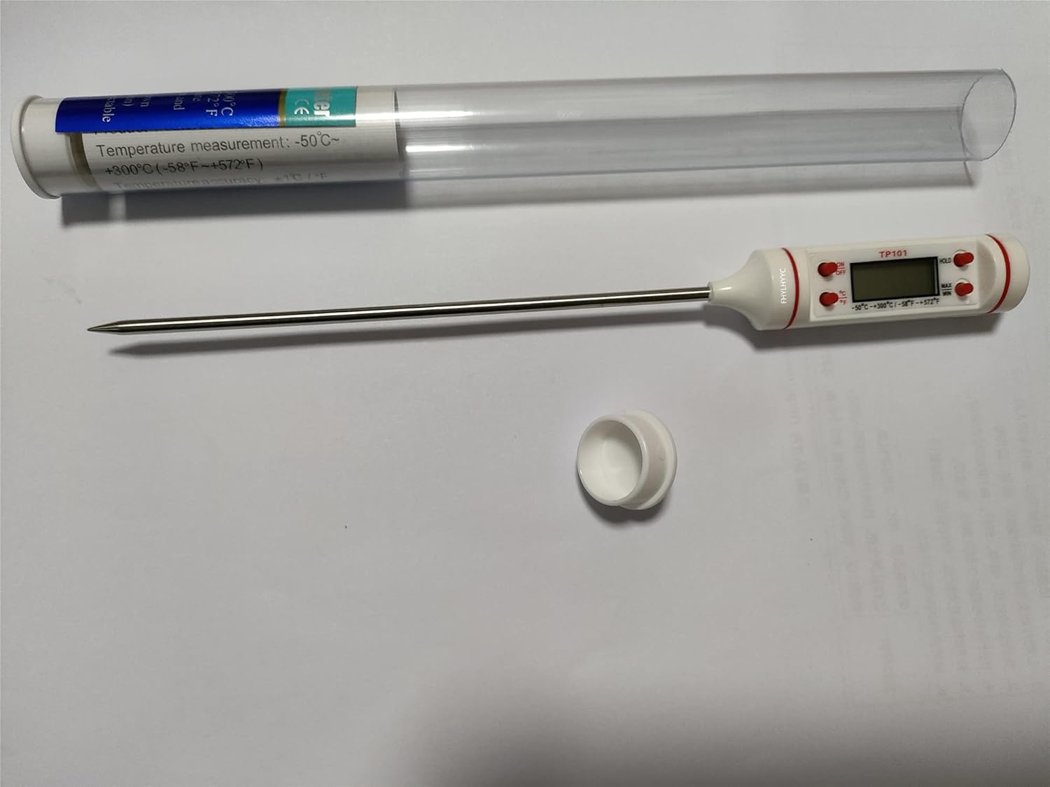 review Meat Kitchen Thermometer Instant Read Food Thermometer Meat Thermometer Probe Turkey Temperature Thermometer Cooking Thermometer Digital Meat Thermometer Grilling Thermometer Cooking