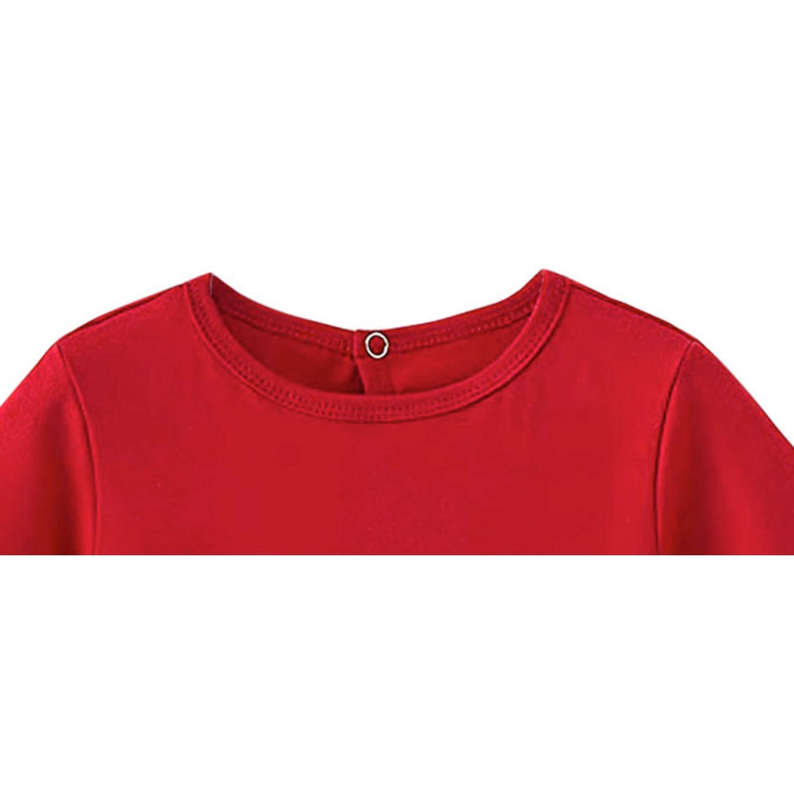 Generisch Jumpups Niños Niñas Romántico Bebé Recién Nacido Sólido Onesie Mop Gatear Bebé Niña Mamelucos y