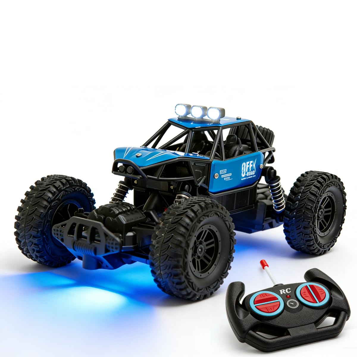 1 18 Scale RC Truck 2WD Remote Control Car for Kids Ages 4 8 Off-Road Monster Truck Toy