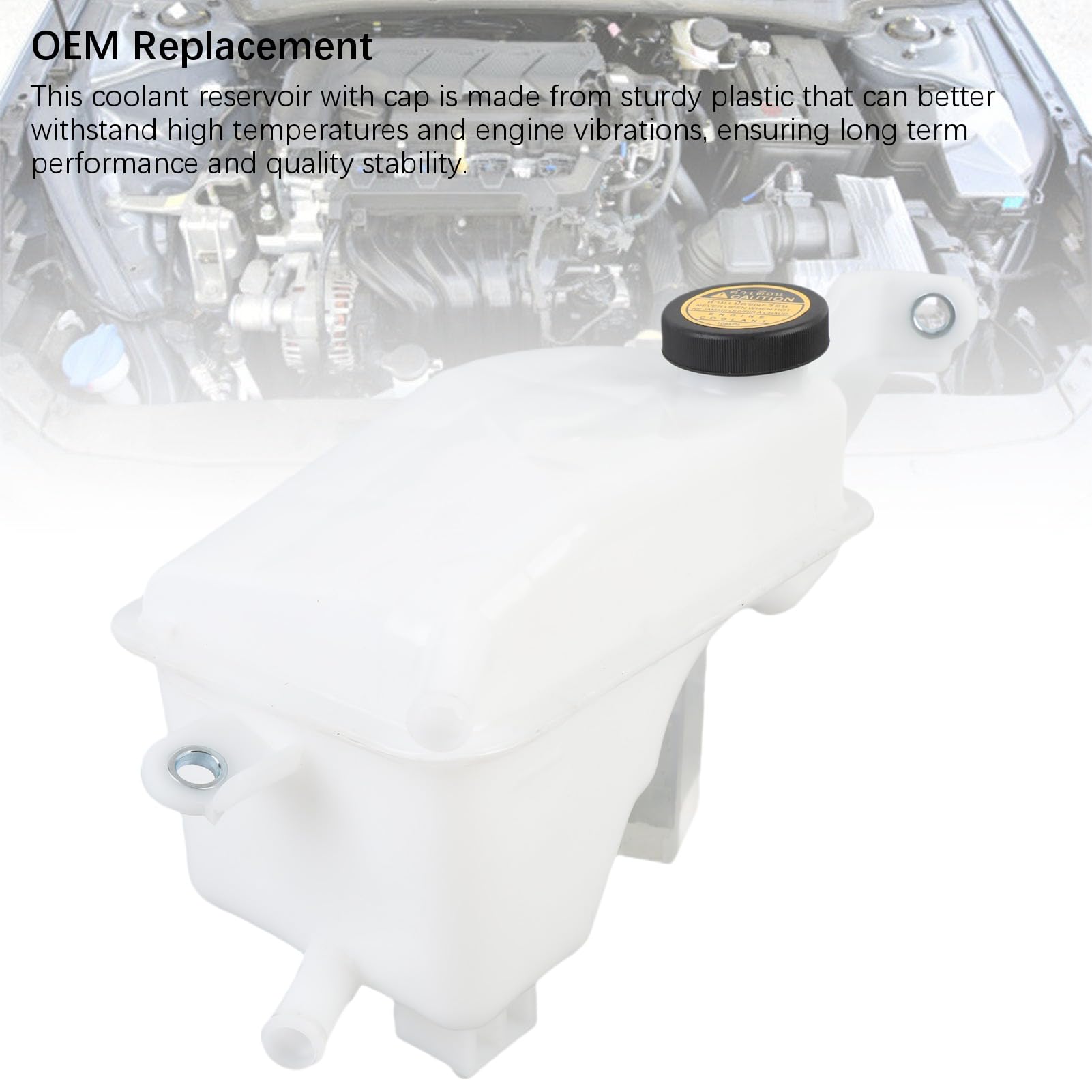 Dpofirs Bouteille de Trop-plein de Réservoir de Liquide de Refroidissement Moteur Durable pour XB 2008-2015 Remplacement pour IM TC 2011-2016 1 Réservoir de Liquide de Refroidissement avec Bouchon