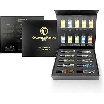 MDPARFUMS - Explorer Set - Priv e Collection CP Prestige - 10 Samples of 2 ml - Unisex Fragrances - Perfumes Made of Wood Flowers Ambr  and Gourmands