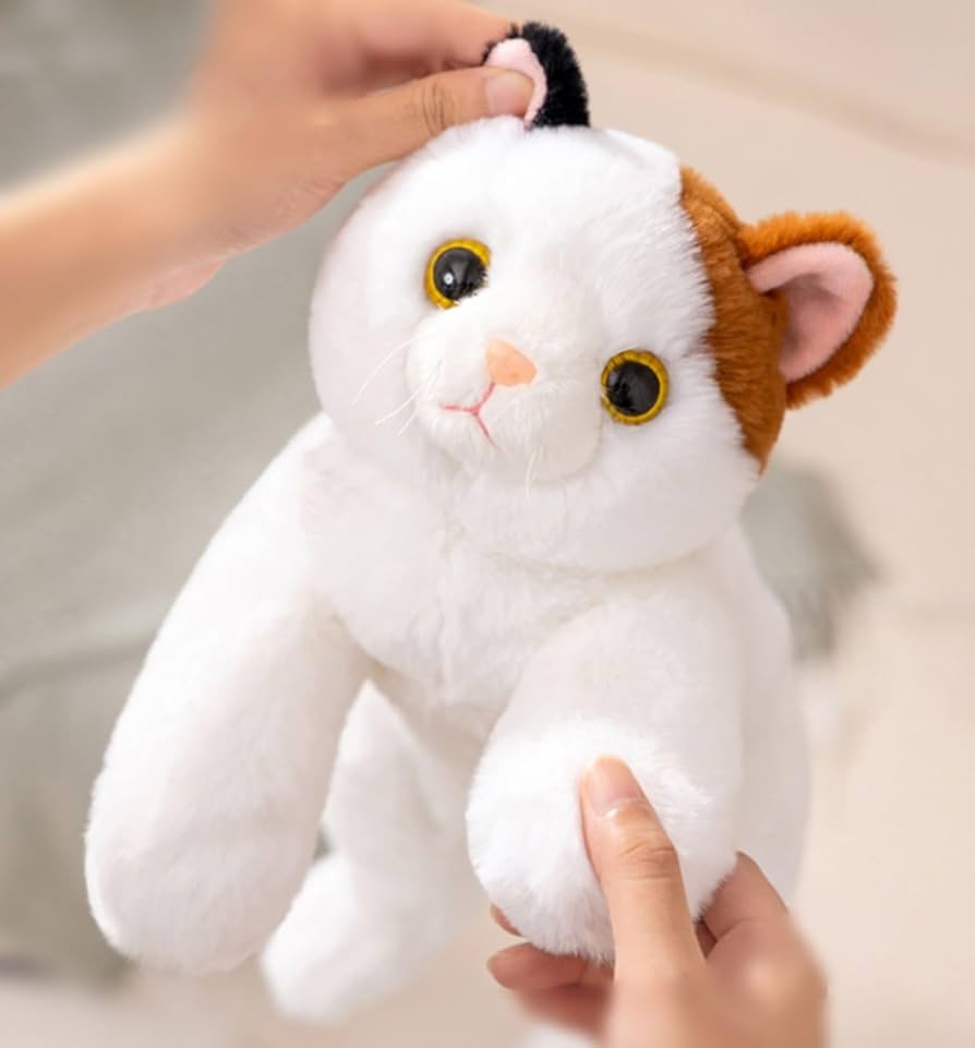 Amazon.co.jp: 三毛猫 ぬいぐるみ 50cm ネコ 猫 抱き枕 リアル