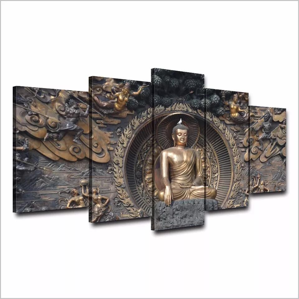 Tableau moderne bouddha impression encadrée de qualité supérieure