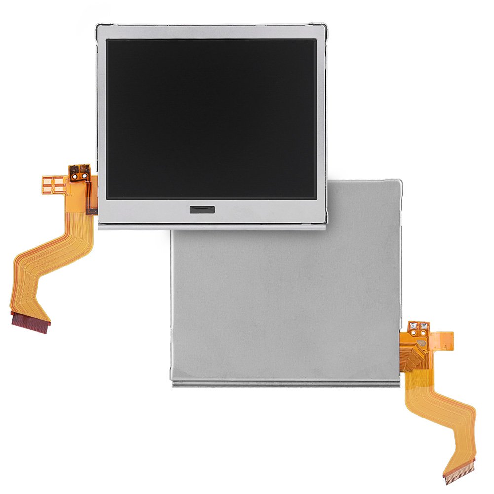 VBESTLIFE Display di Ricambio per NDSL, LCD Glass ricambi di Superiore/Inferiore dello Schermo per NDSL (Schermo Superiore)