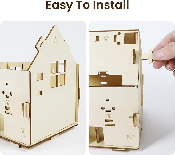 KEYESTUDIO Smart Home Material Pack for Sensors/Breakout Board (Not Include Sensors and microbit)