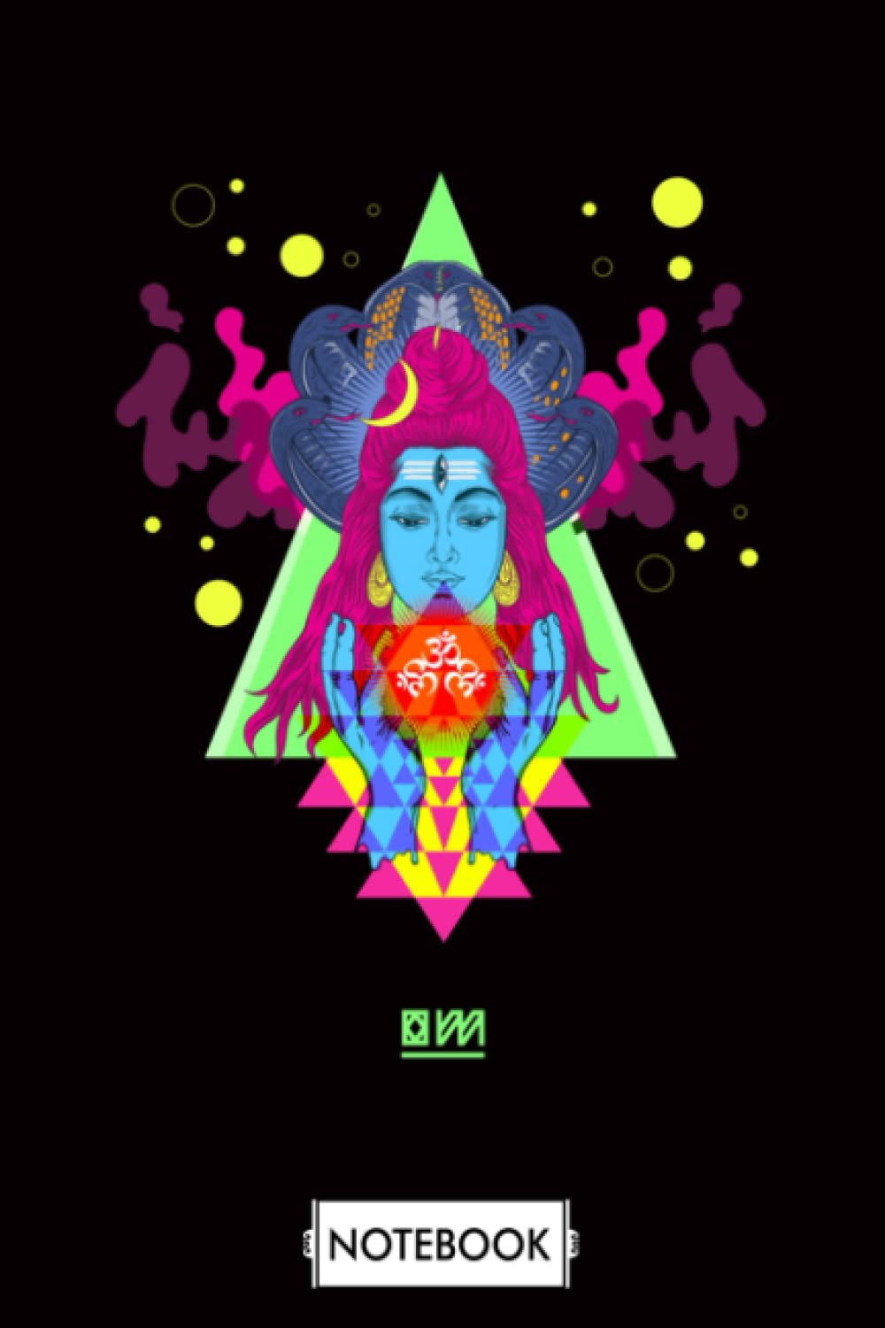 Om N10578 Notebook: 6x9 120 Pages, Lined College Ruled Paper, Journal, Planner, Matte Finish Cover, Diary