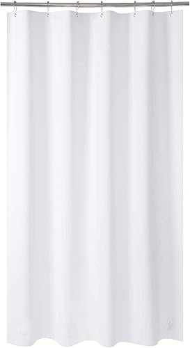 Vista 27 de AmazerBath - Cortina pequeña de plástico transparente para ducha, 36 x 72 pulgadas, de alta resistencia, gruesa, de acetato de vinilo polietileno