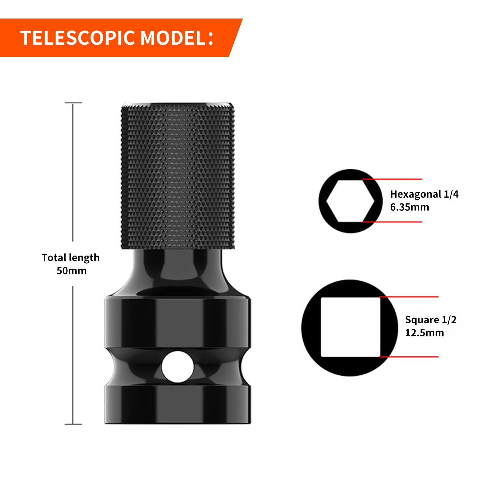 Adaptador De Enchufe De Acero, 3 Piezas Sds Más 2 Piezas Sds | Meses