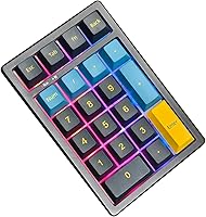 Vista 9 de BOYI TD21 - Teclado numérico de intercambio en caliente, 21 teclas Mini Numpad, teclado portátil Bluetooth5.0/2.4G/teclado con cable numérico