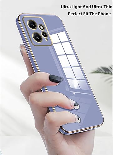 Miniatura 3 de Wousunly Funda compatible con Redmi Note 12 4G de silicona rosa, chapado para Xiaomi Redmi Note 12 4G, funda delgada y suave a prueba de golpes