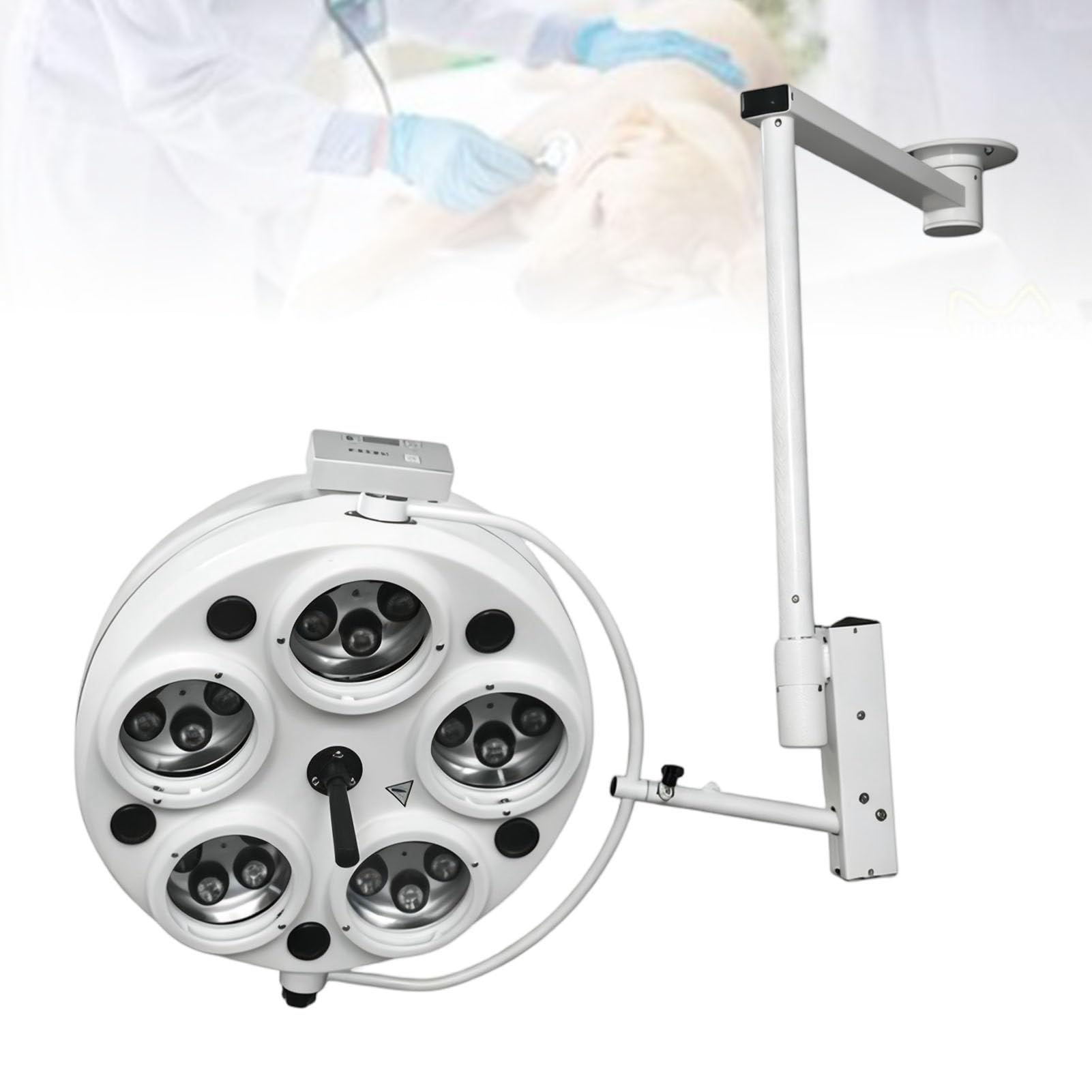 ExoticaBlend LED Medical Exam Light, Surgical Examination Lamp with 25 LEDs, Color Temperature 4800±300K Adjustable, for Gynecology, Otolaryngology
