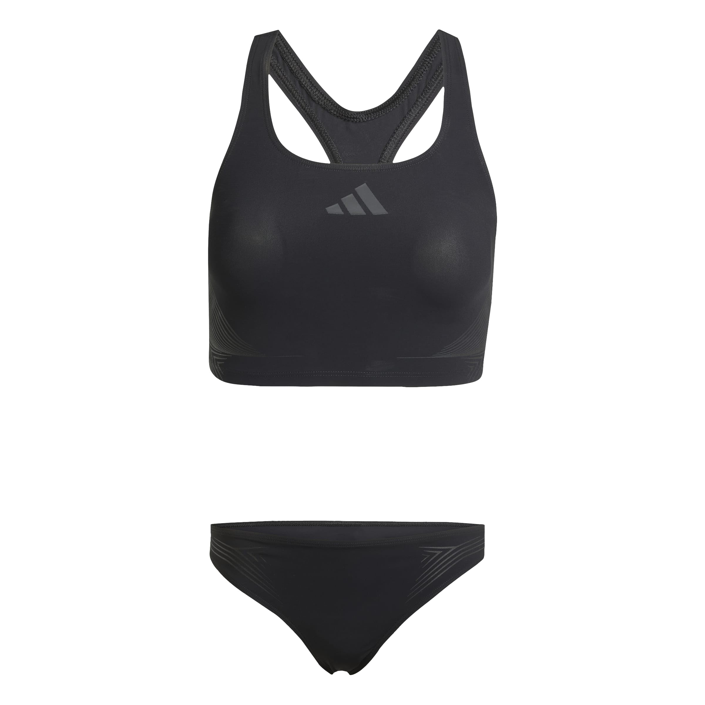 adidas Women's Lanelux Y-Back Bikini Swimwear, Black, 34"