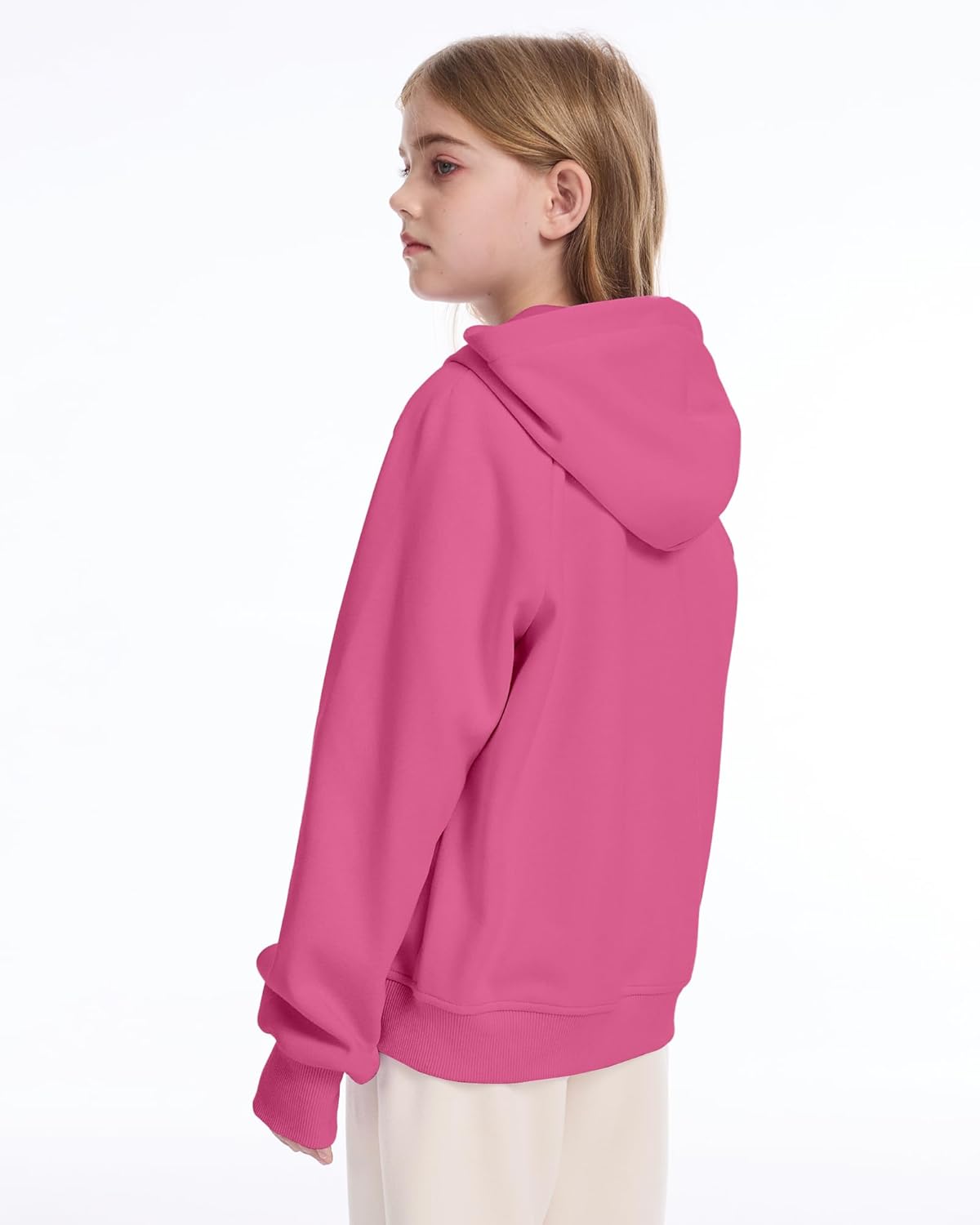 Girls Zip Up Hoodies Teen Fleece Full-Zip Sweatshirts Jacket Casual Hoodie with Pocket 5-14Y - Image 5