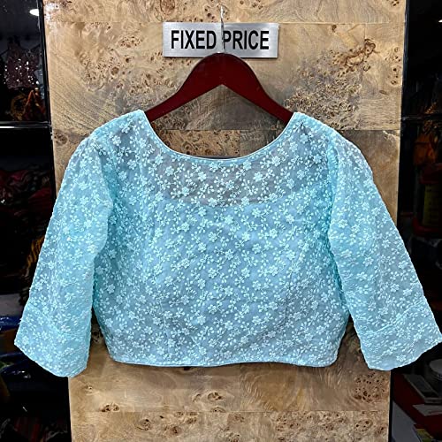 Image of Vihu Fashion Women Georgette Half Sleeve Blouse