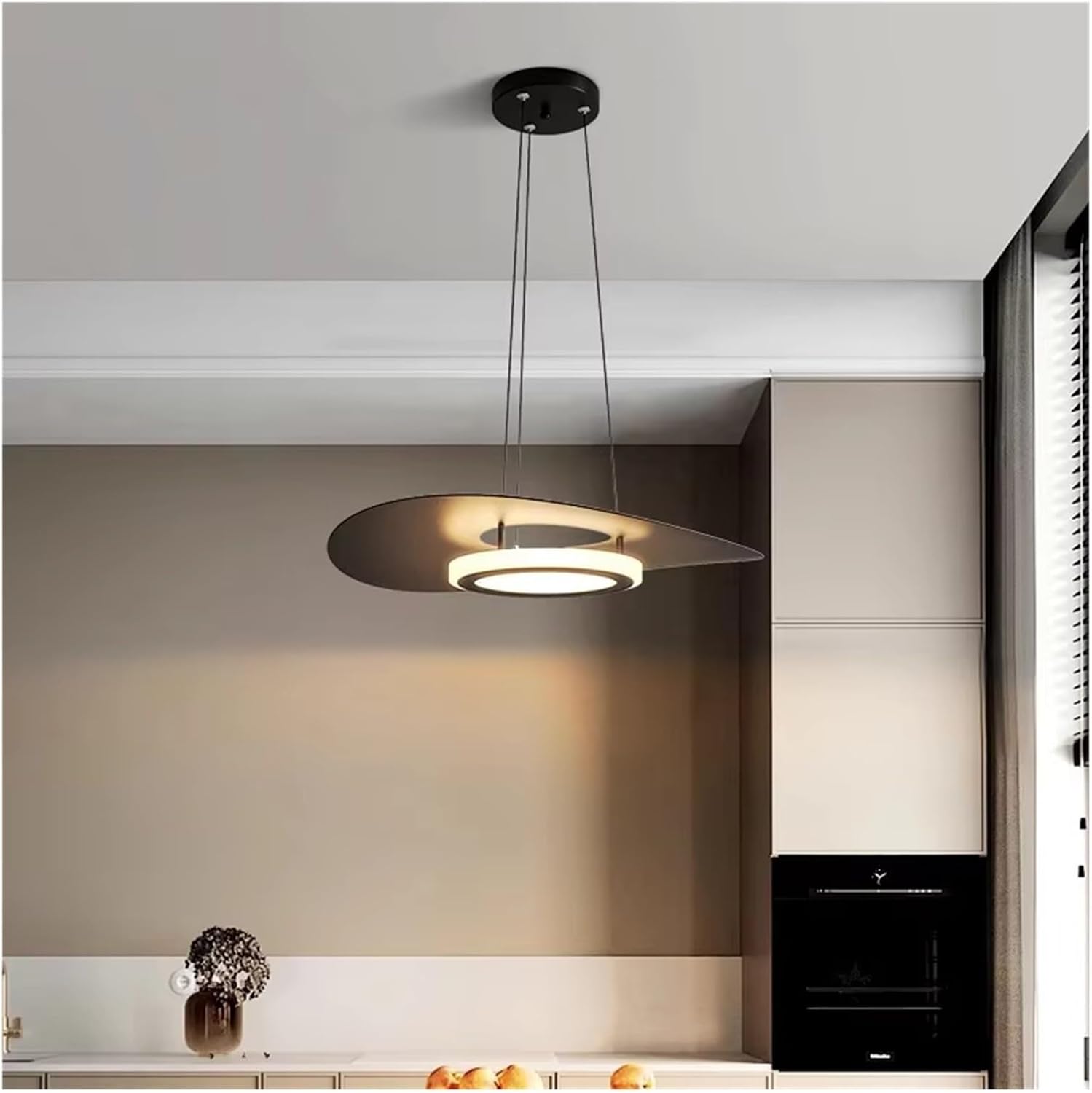Home Decoration Chandelier Dining Room Pendant Lights Indoor Lighting Light Fixture Ceiling Lamps Salon Fancy(White Diameter 40cm)